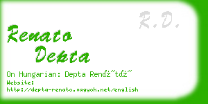 renato depta business card